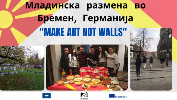 Youth Exchange in Bremen, Germany - '' Make Art Not Walls''